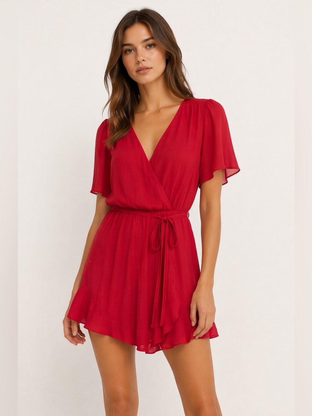 ASTR The Label Nordstrom Bright Pink Flowy Romper